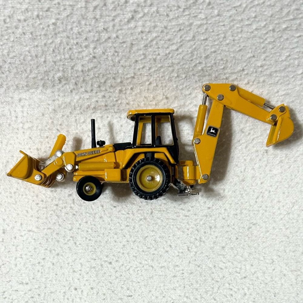 Vintage 1993 ERTL John Deere 310D Backhoe Loader 1:64